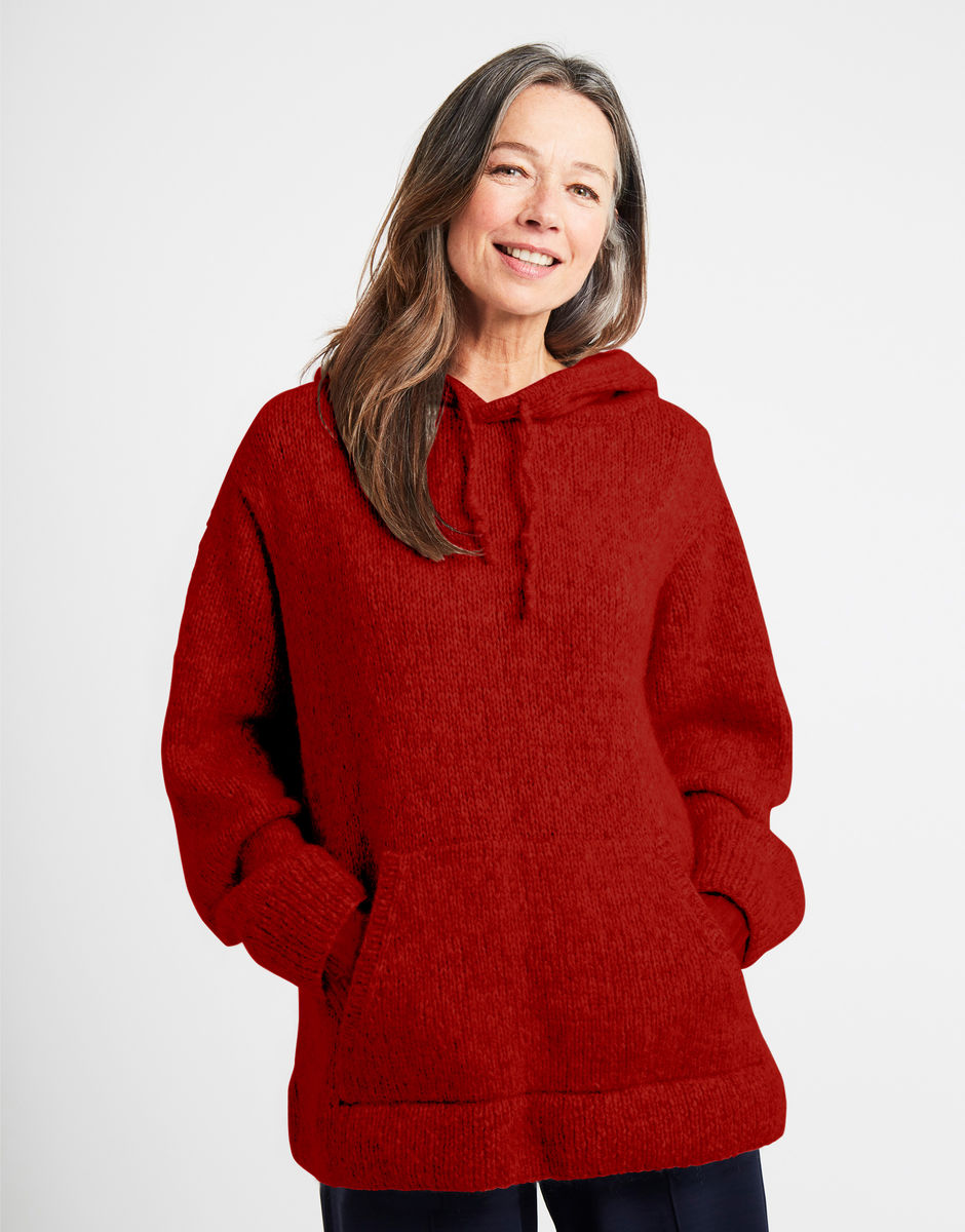 Blackout Hoodie Red Ochre
