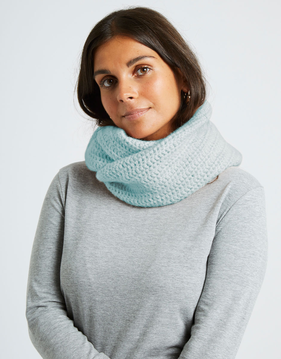 Cherish Snood Duck Egg Blue