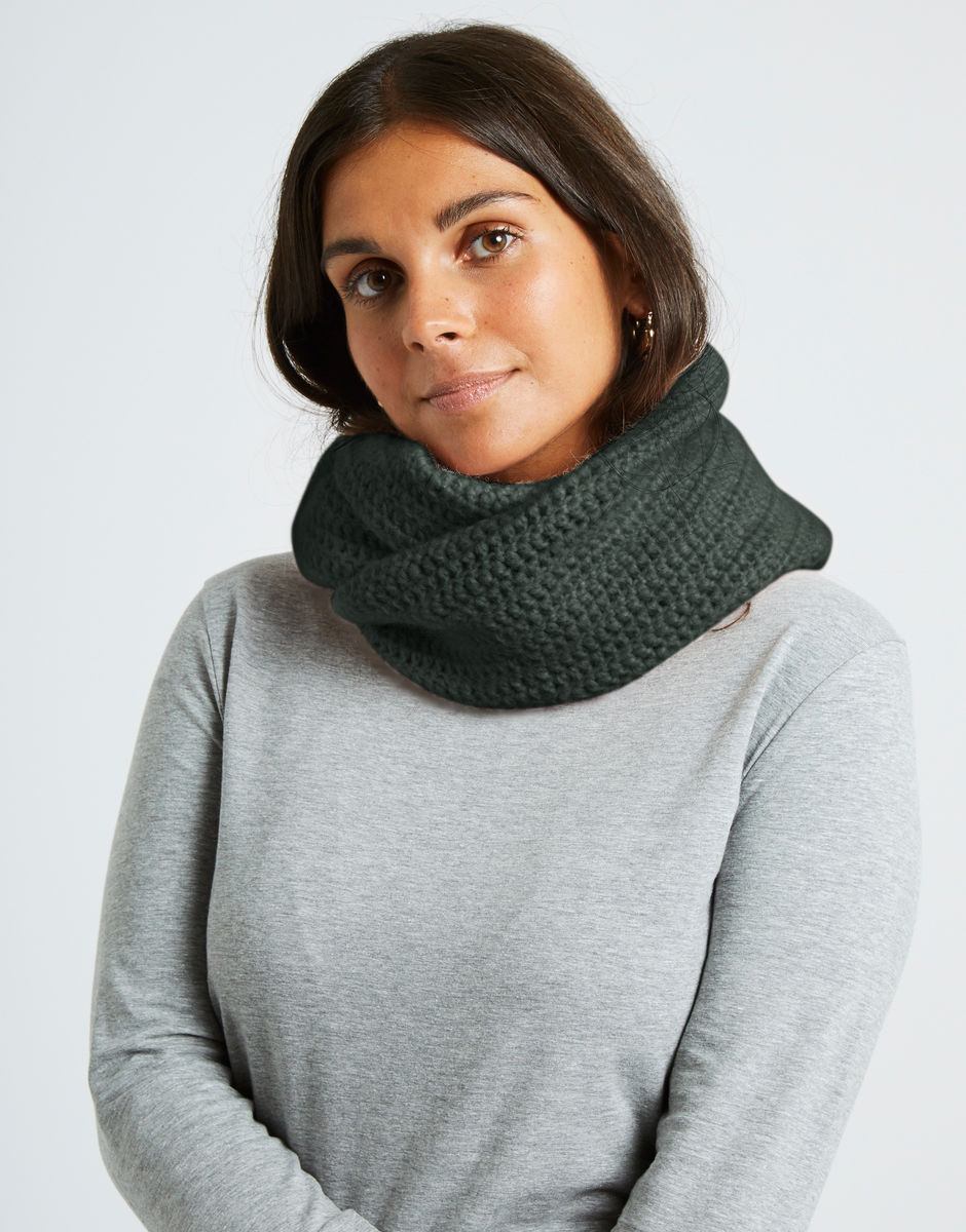 Cherish Snood Forest Green