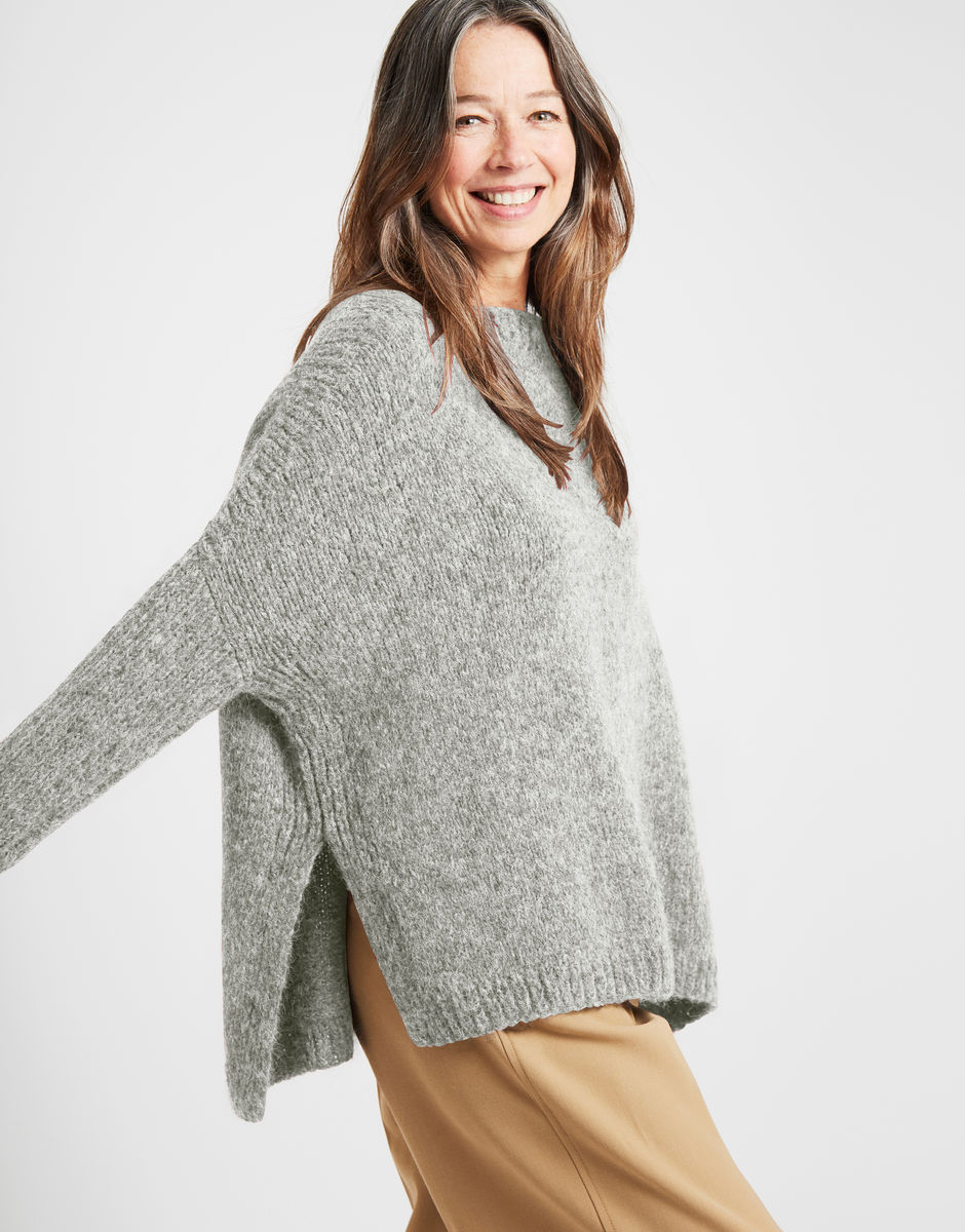 Happy Land Pullover Rocky Grey