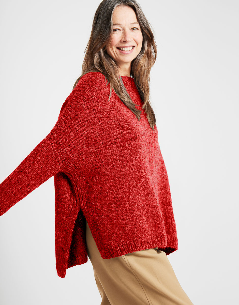 Happy Land Pullover Red Ochre