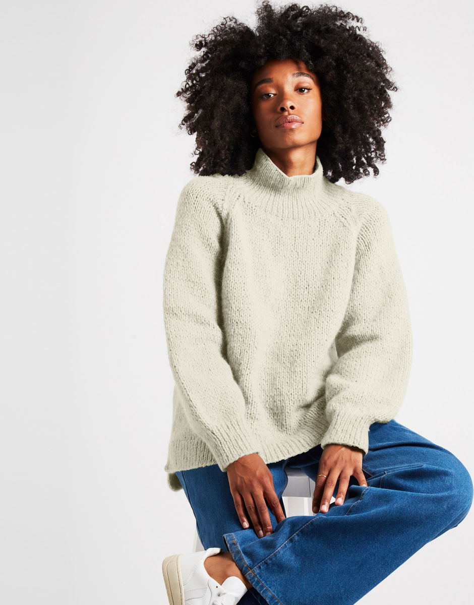 Imagine Pullover Ivory White