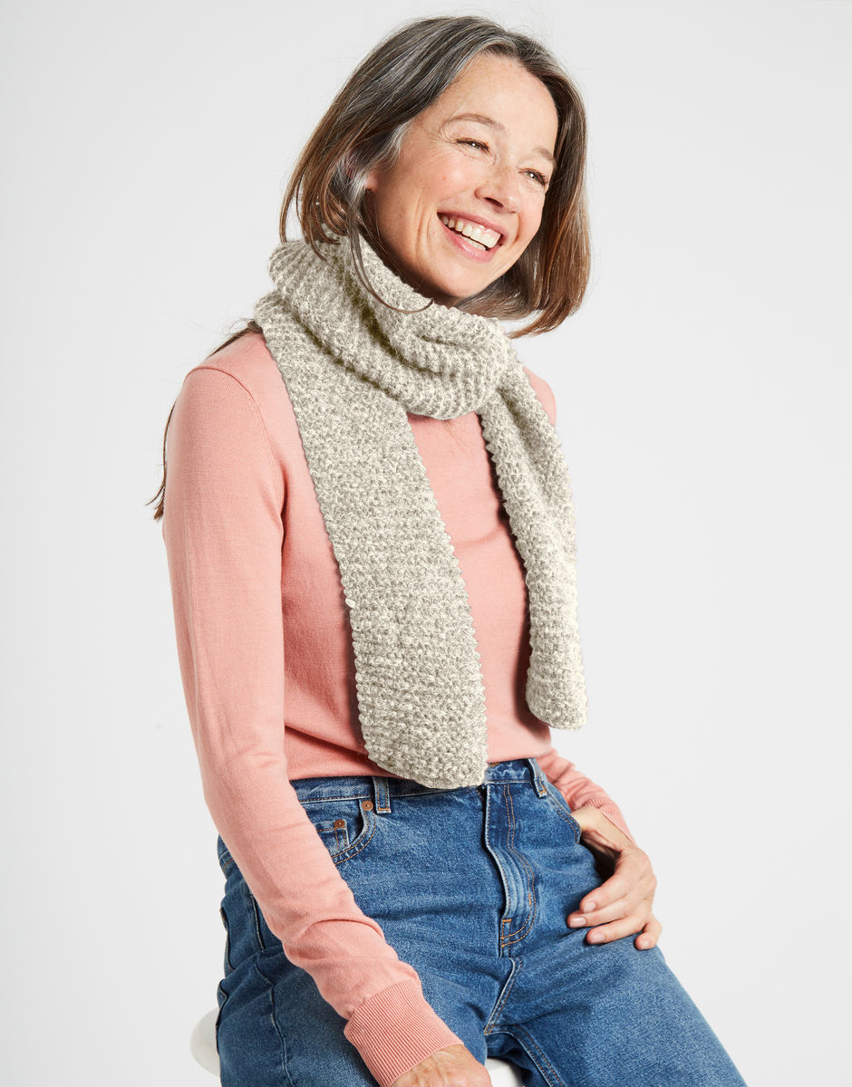 Me Time Scarf Ivory White