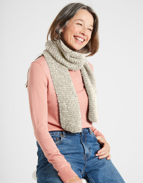 Me Time Scarf Ivory White