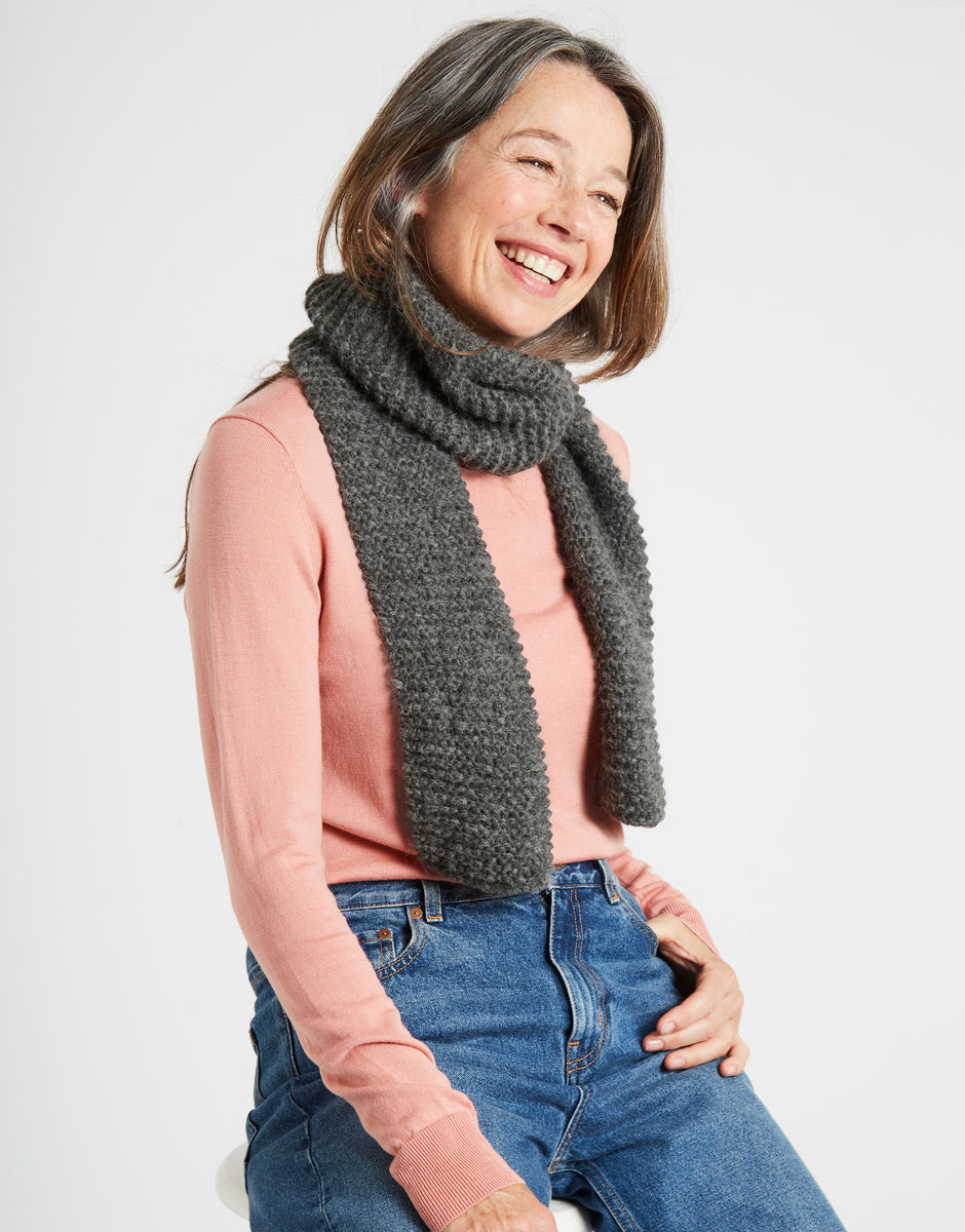 Me Time Scarf Silver Fox Grey