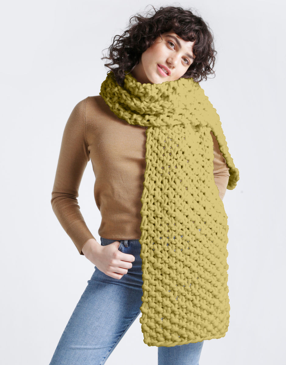 Rushmore Schal Chalk Yellow