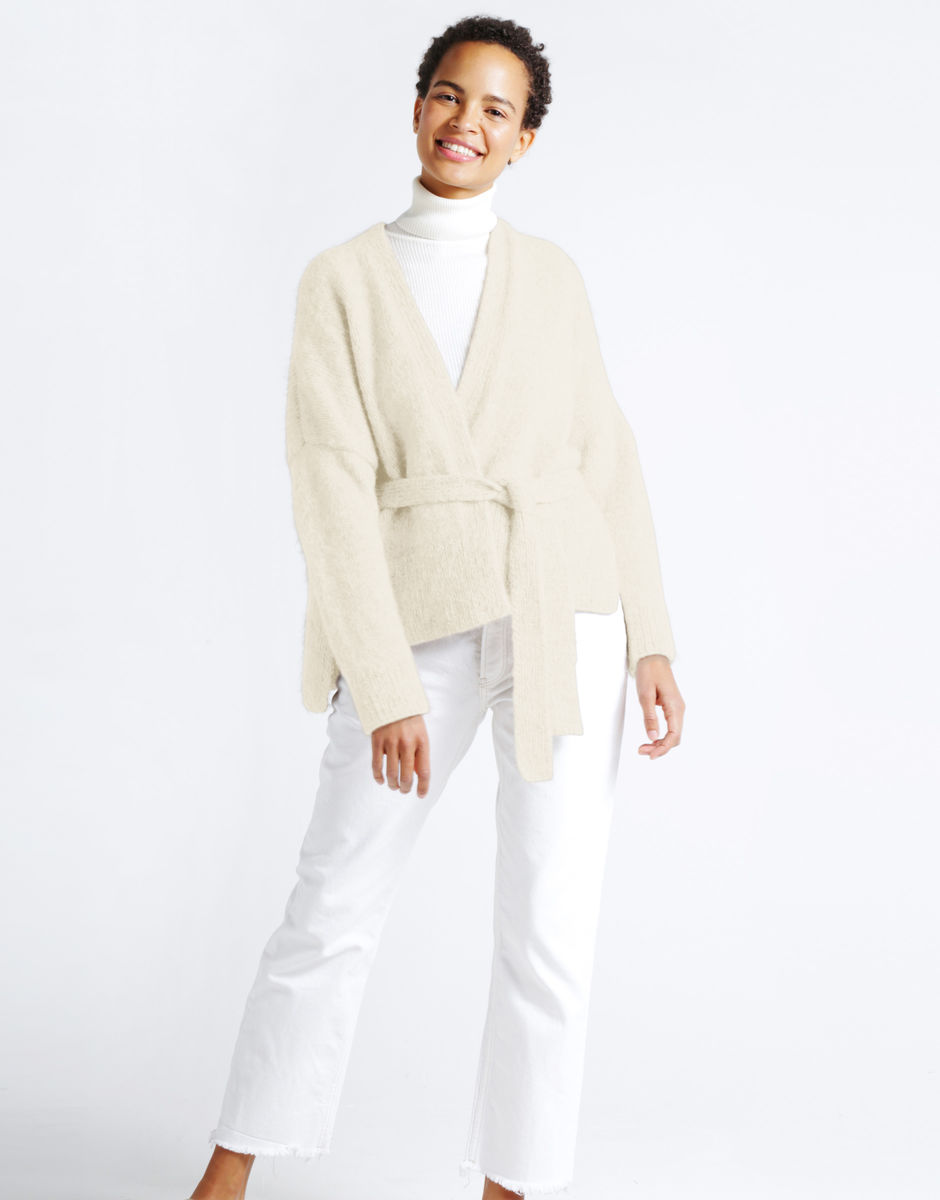 Adore Strickjacke Ivory White