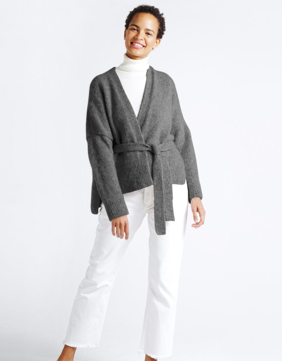 Adore Strickjacke Silver Fox Grey
