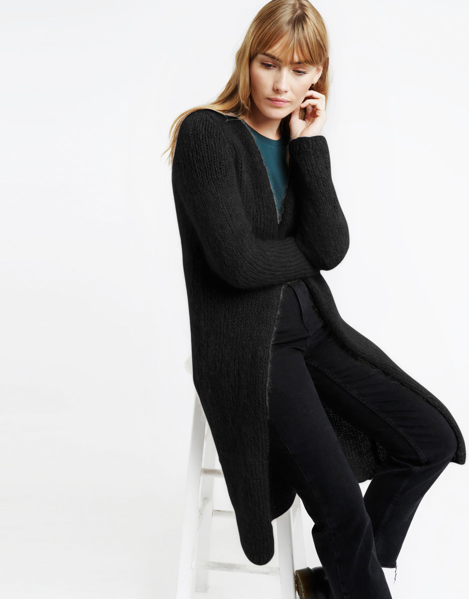 Delia Cardigan Space Black