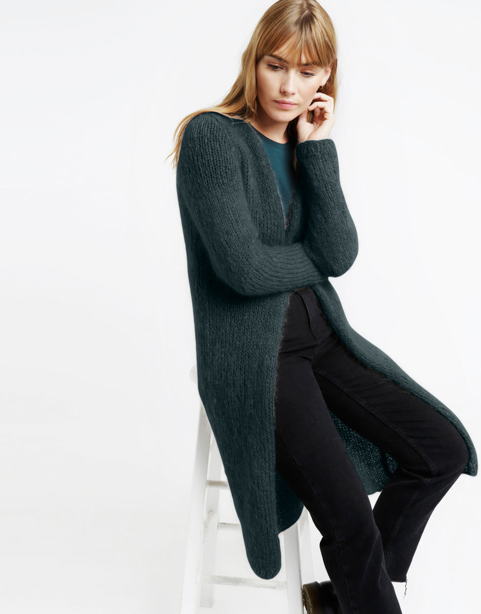 Delia Cardigan Powder Green