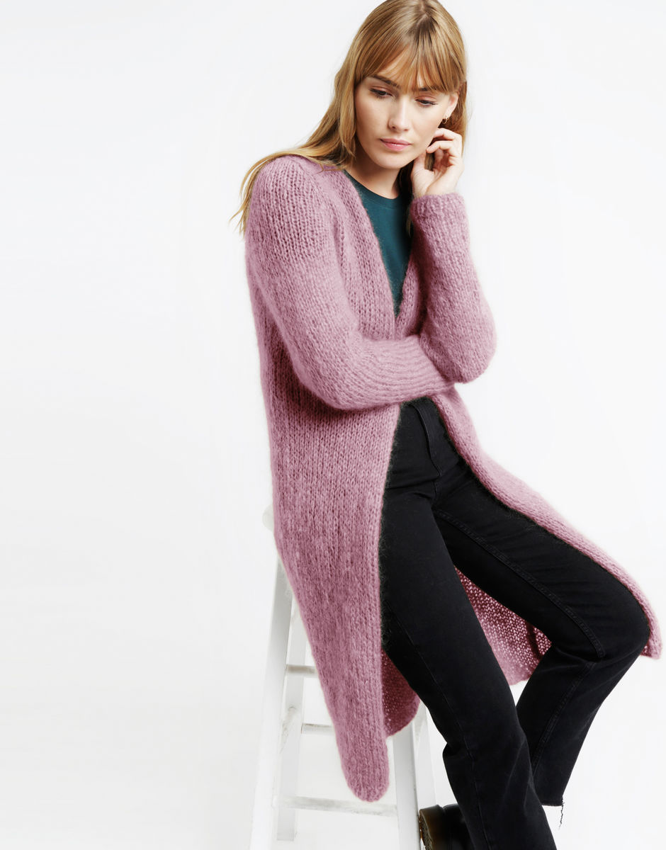 Delia Cardigan Bubblegum Pink