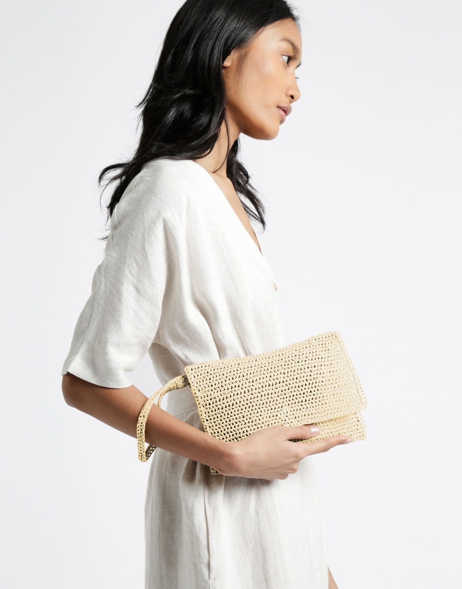 Pochette Money Honey Ivory White