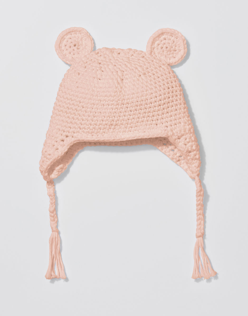 Buster Bear Beanie Cameo Rose
