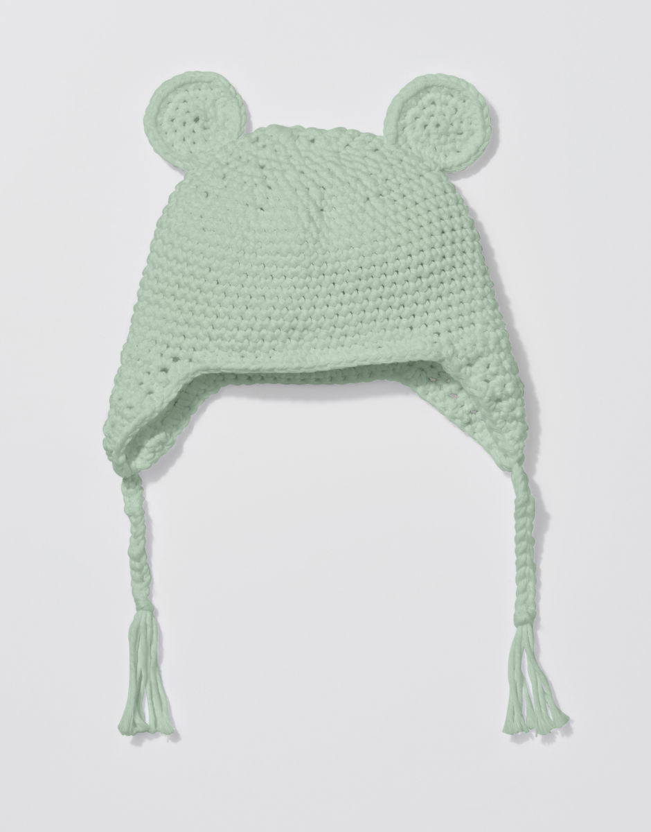 Buster Bear Beanie Eucalyptus Green
