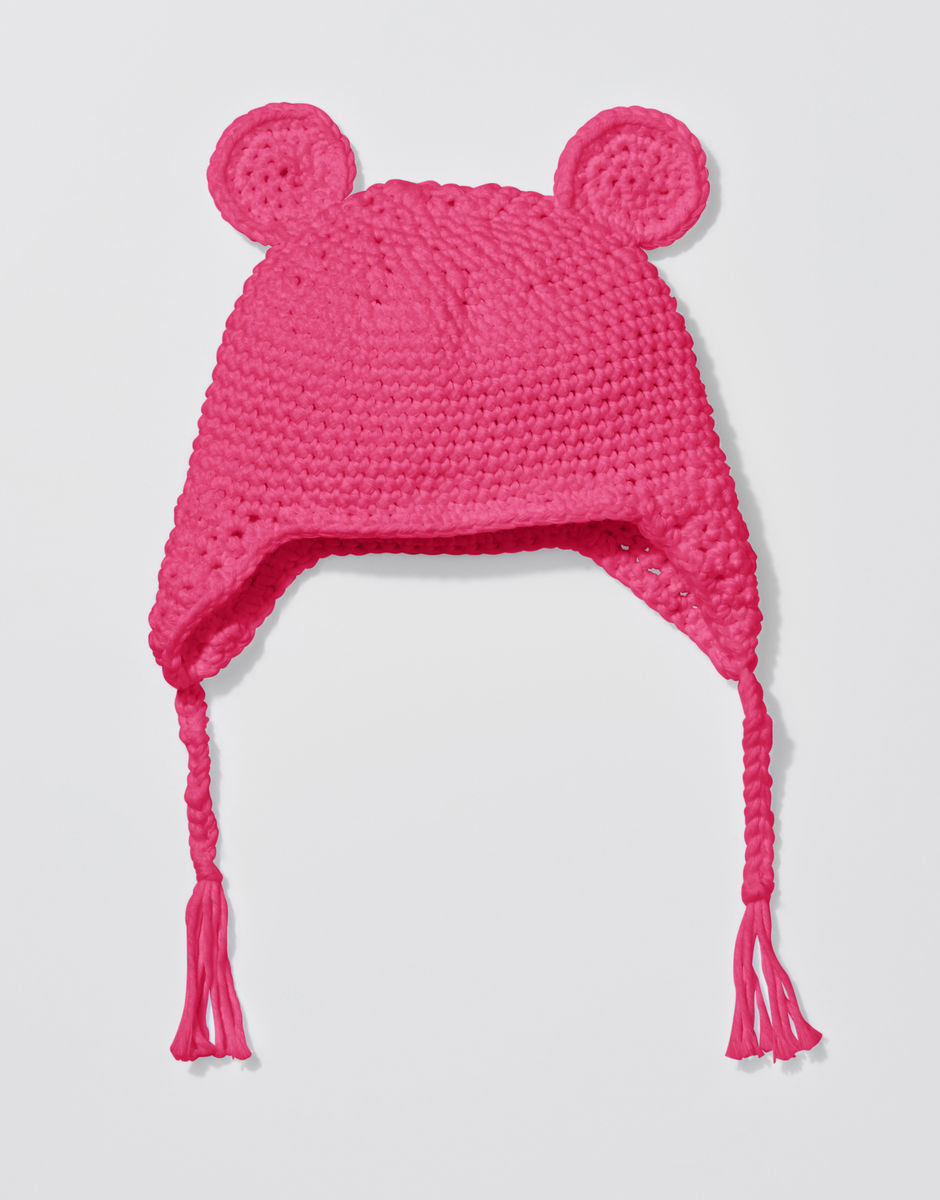 Buster Bear Beanie Hot Pink