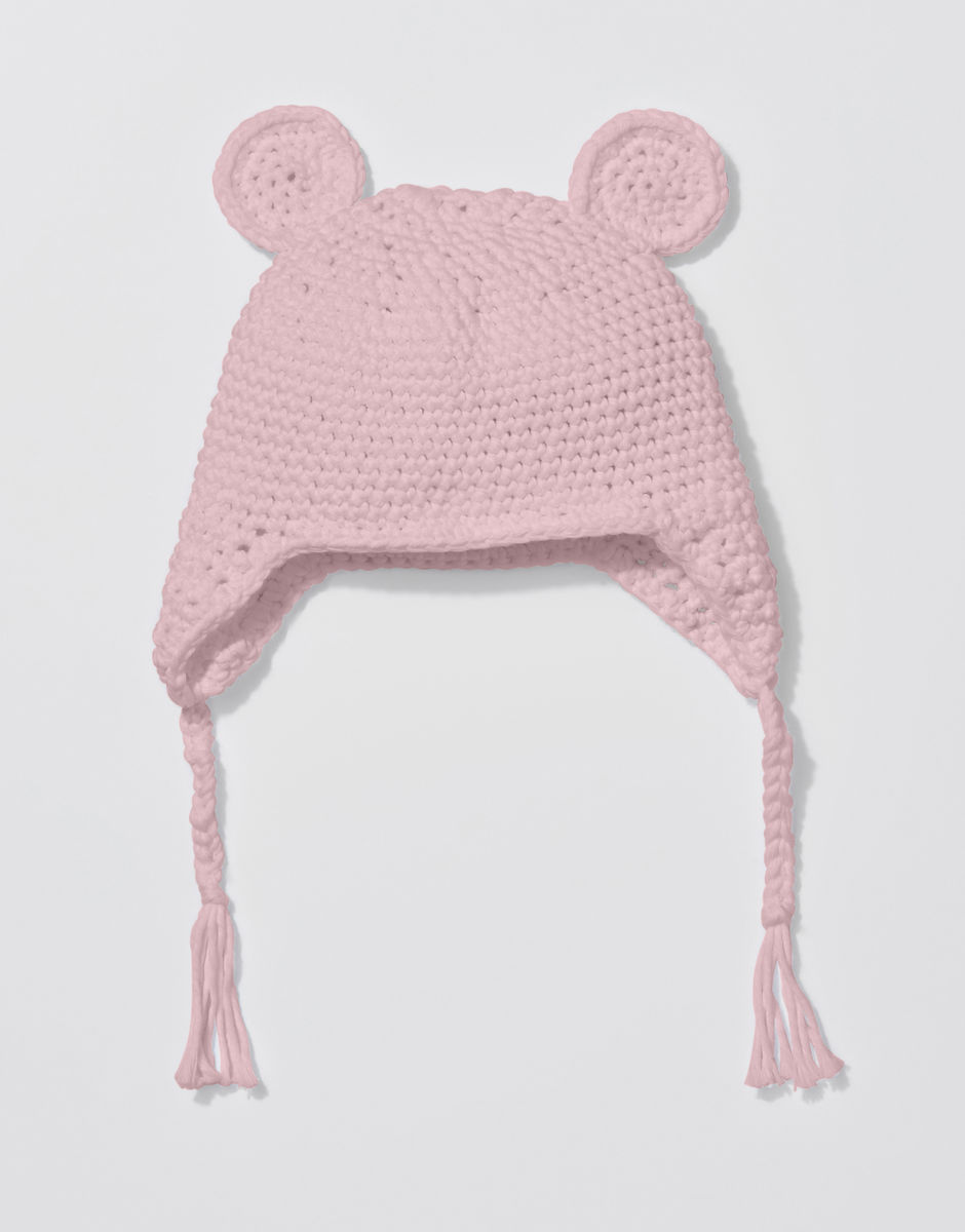 Buster Bear Beanie Mellow Mauve