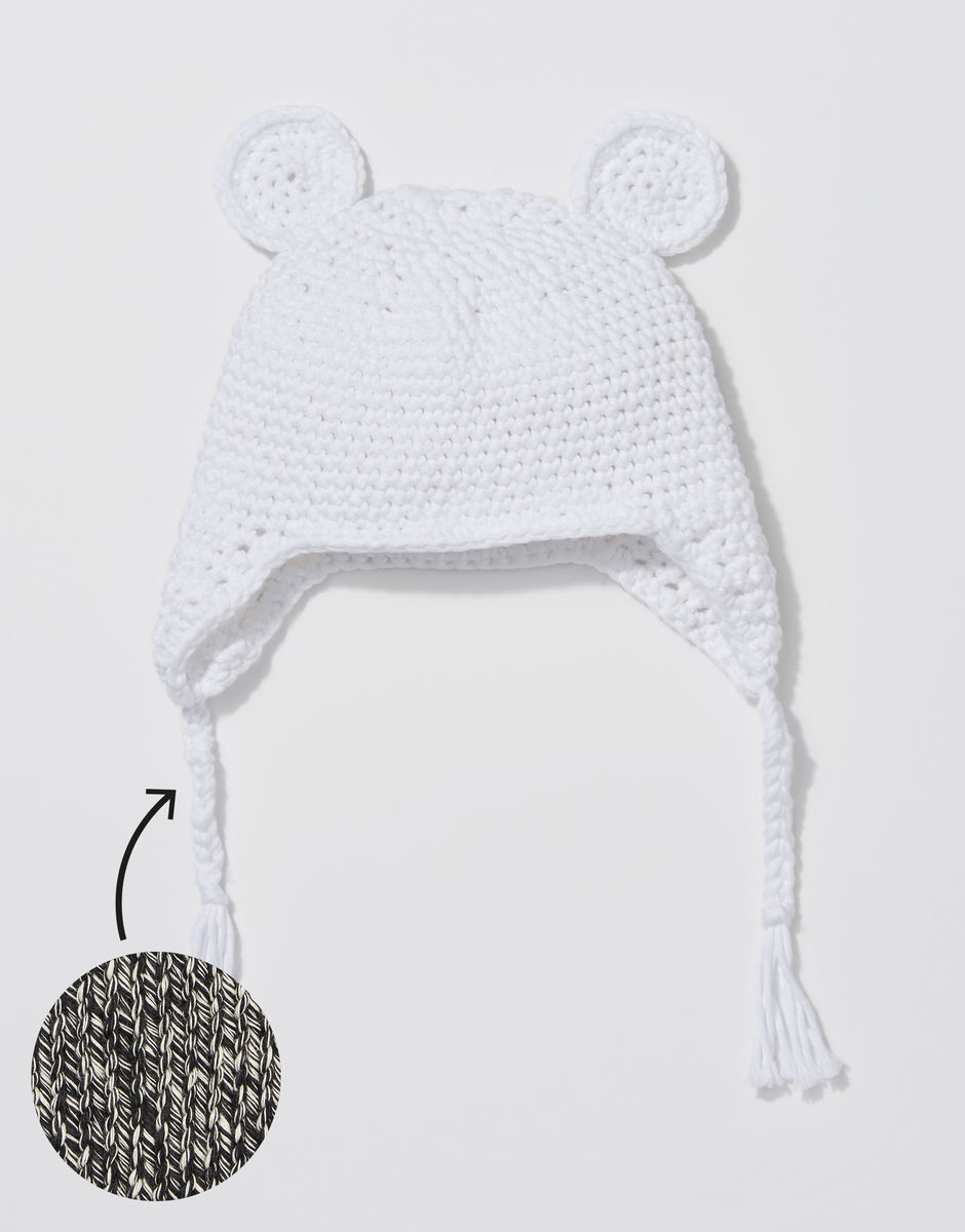 Buster Bear Beanie TV Static