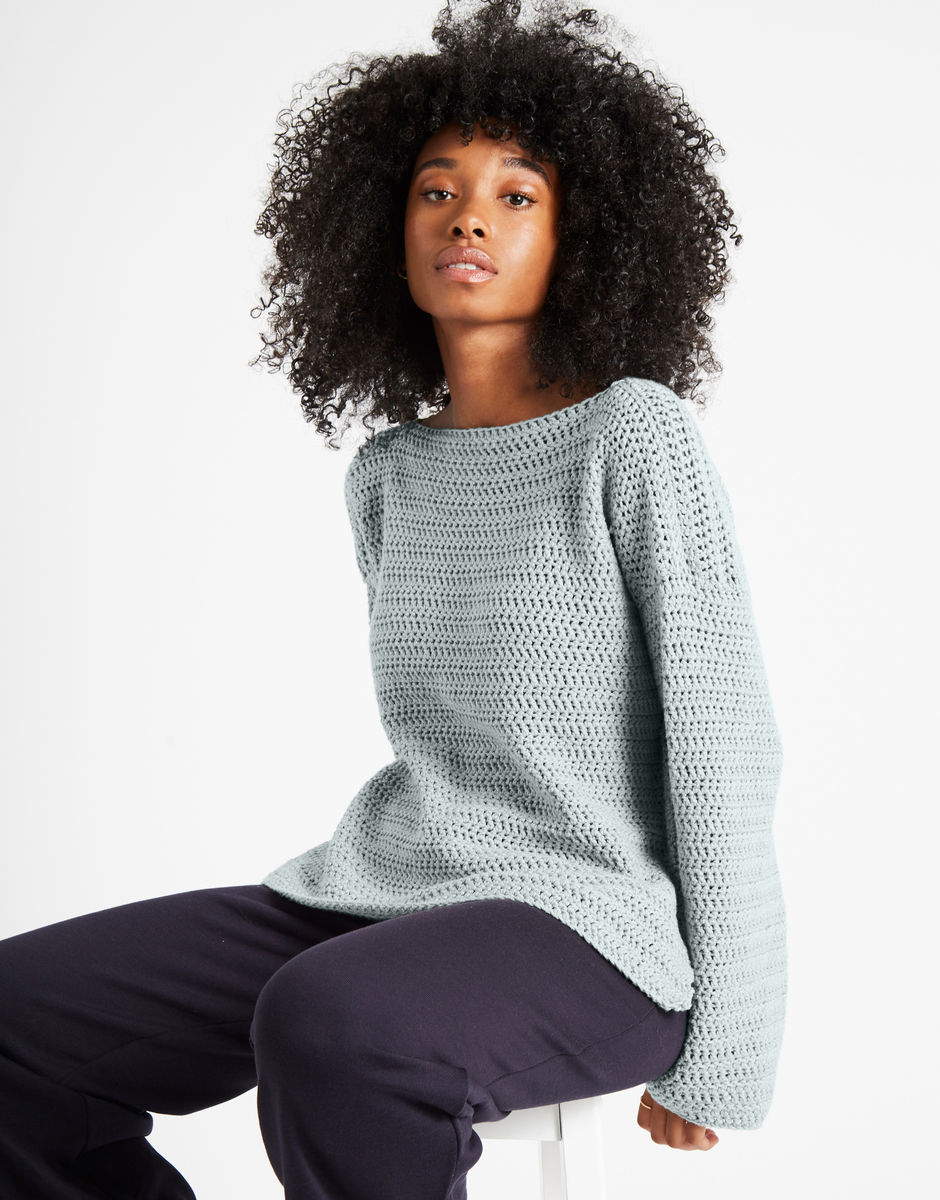 Devotion Jumper Duck Egg Blue