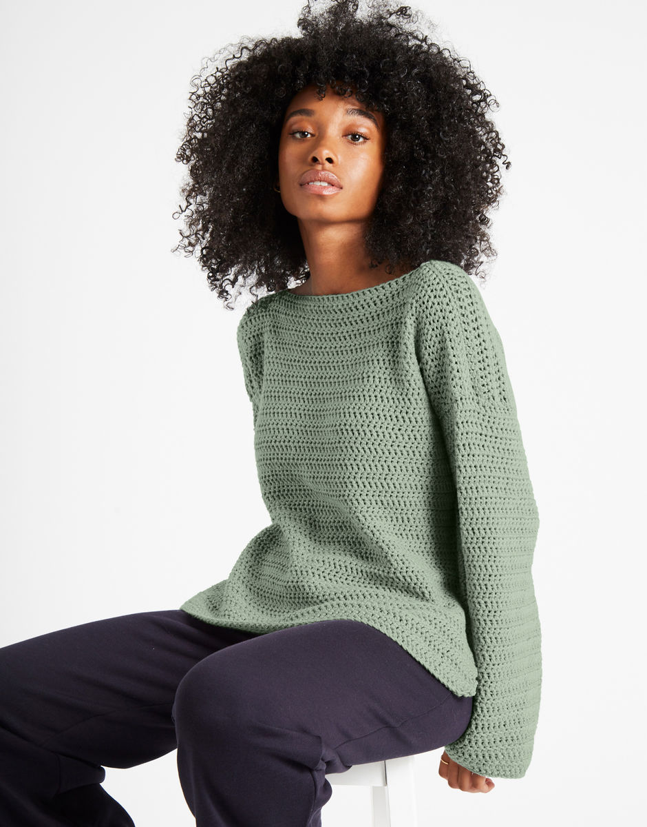 Devotion Jumper Eucalyptus Green