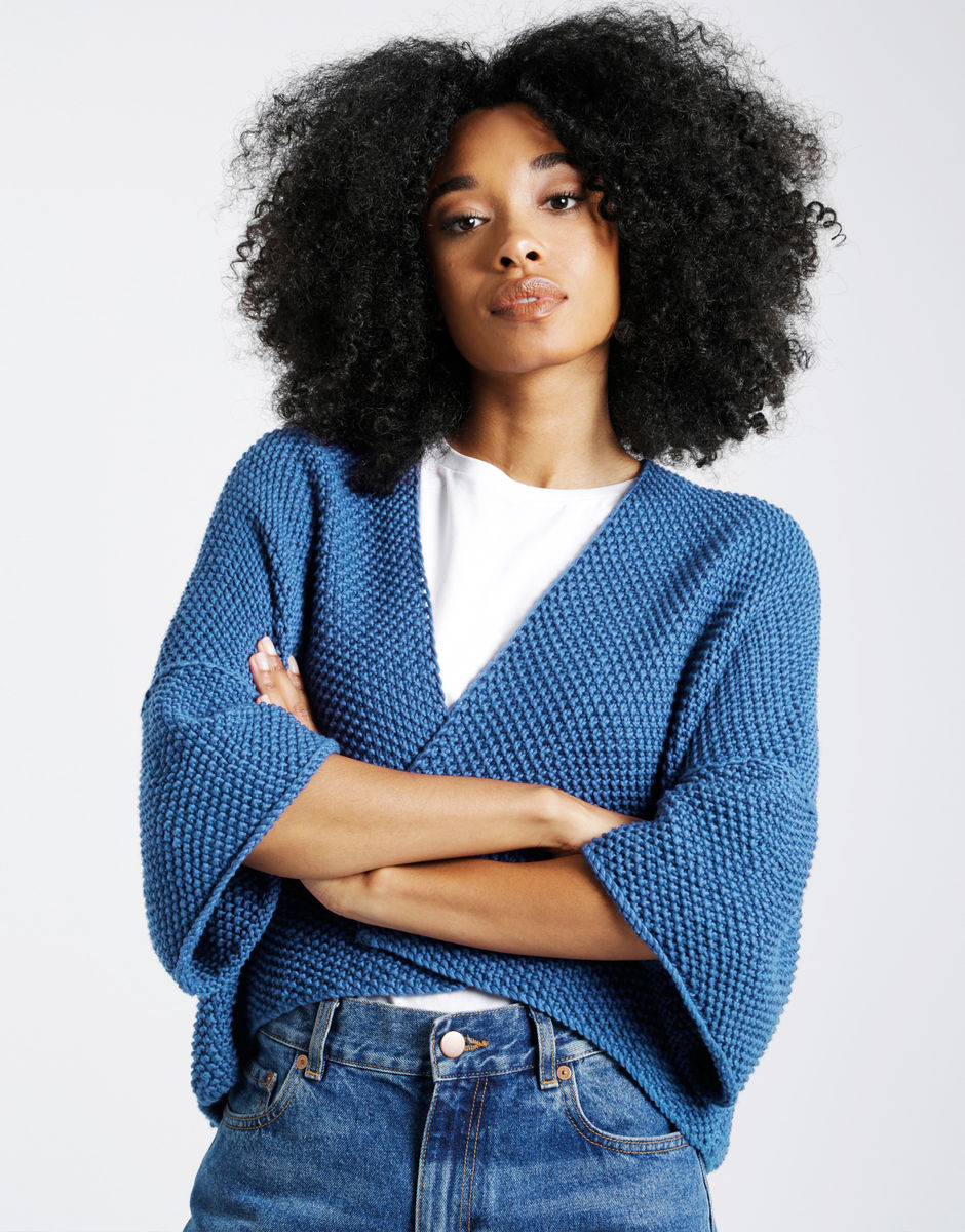 Final Countdown Cardigan Cloudy Blue