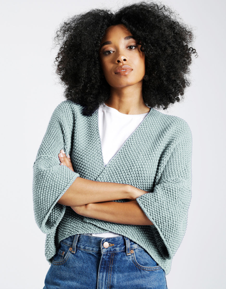 Final Countdown Cardigan Duck Egg Blue