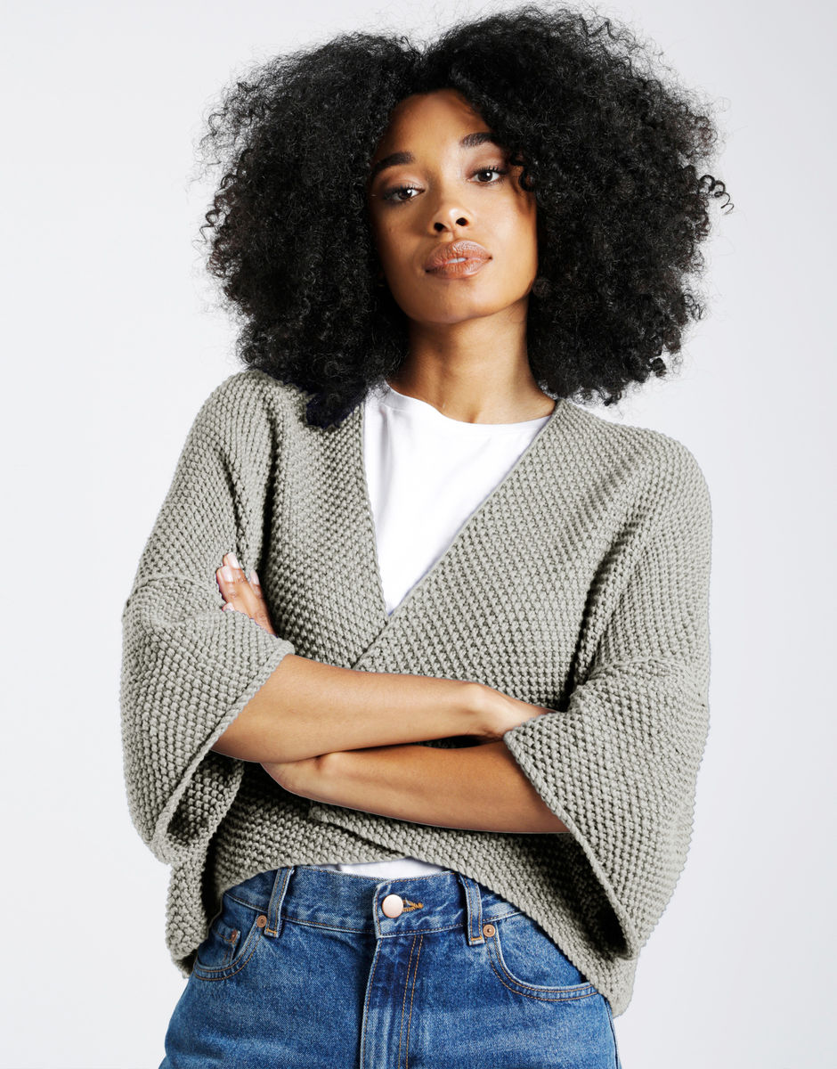 Final Countdown Cardigan Jog Grey