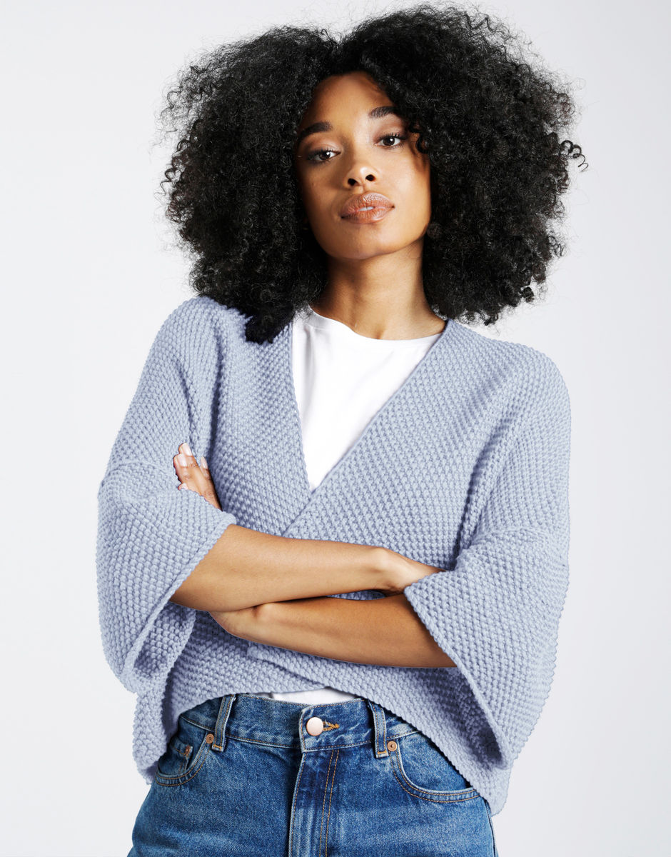 Final Countdown Cardigan Purple Haze