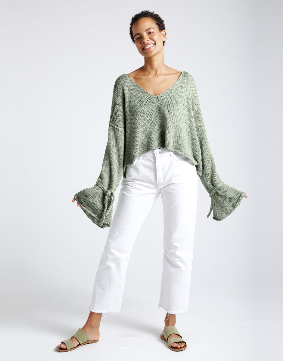 One Sweet Sweater Eucalyptus Green