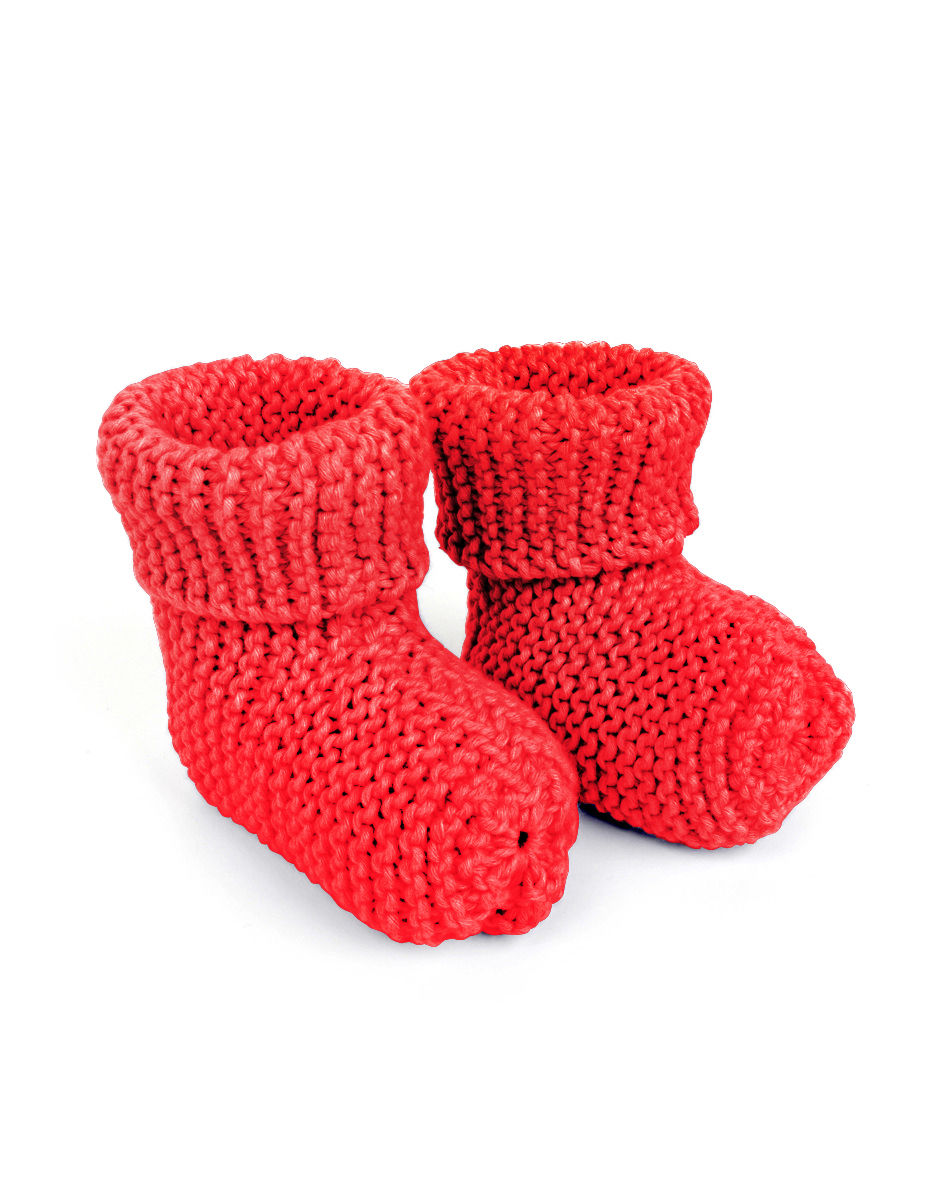 Hang 10 Booties Lipstick Red