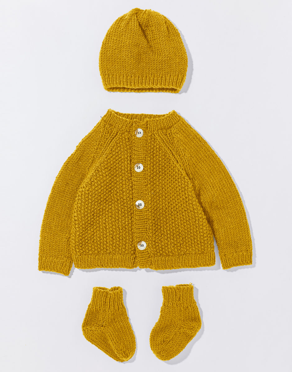 Baby Winner Set Mustard Sally