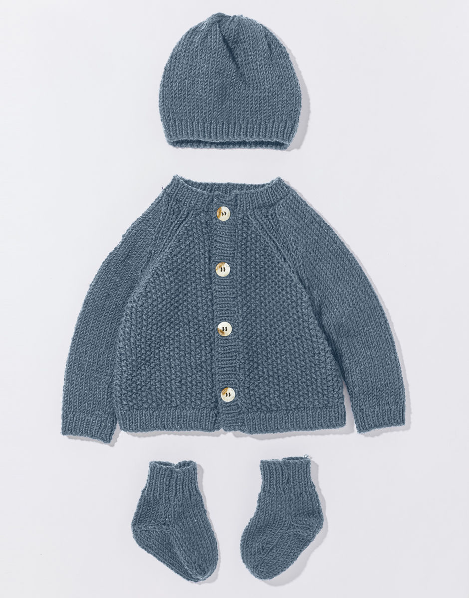 Baby Winner Set Slate Blue
