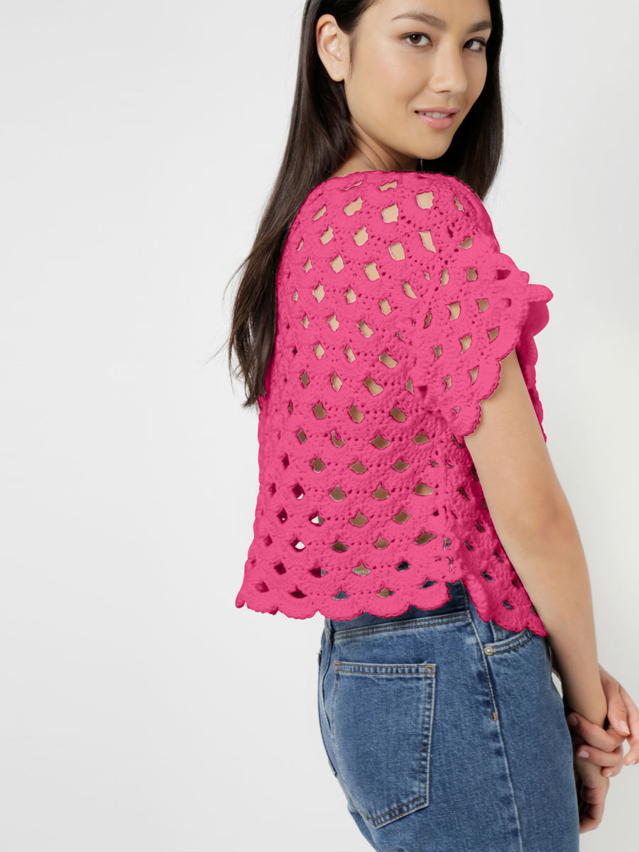 Sun Is Shining Top Hot Pink