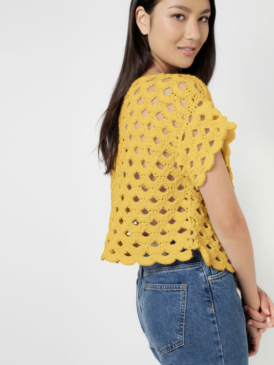 Sun Is Shining Top Chalk Yellow