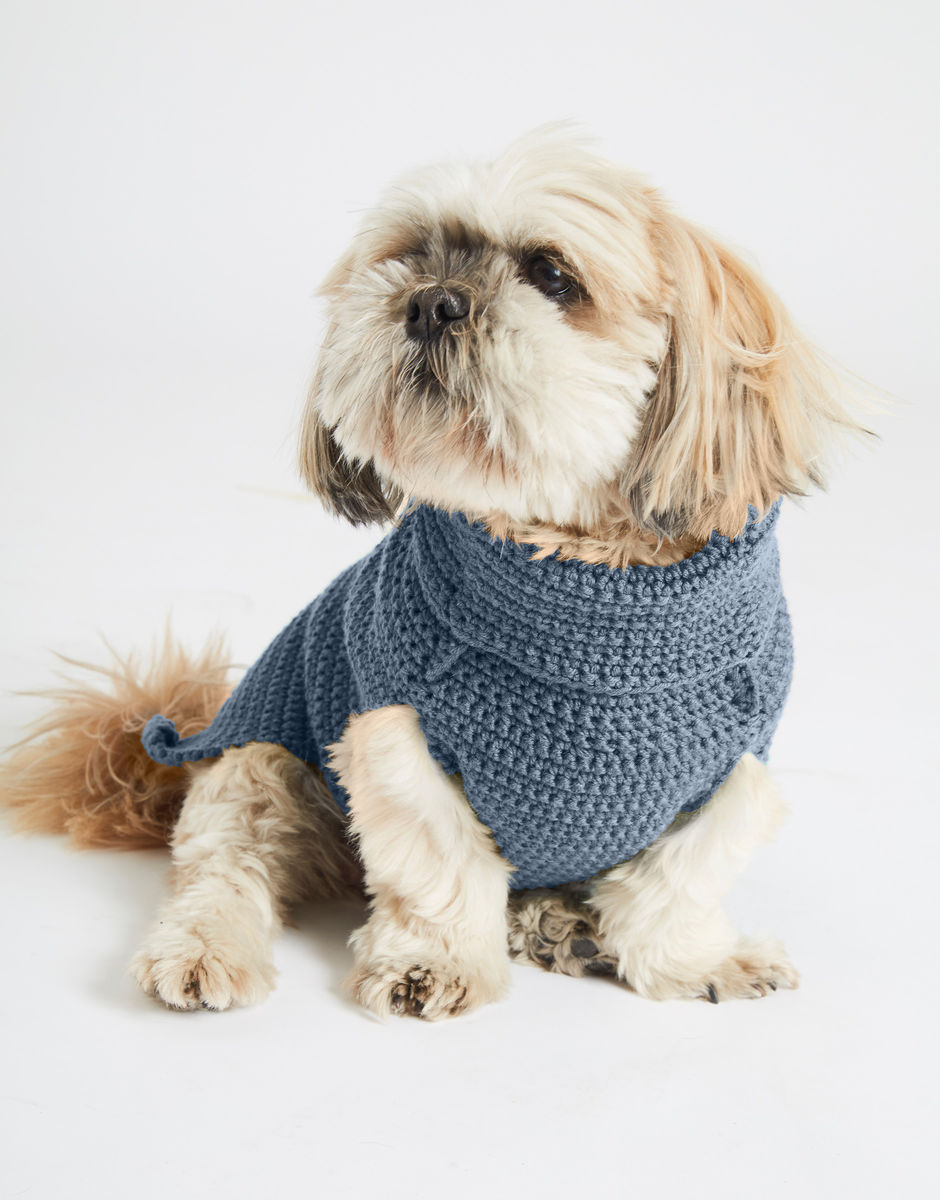 Diamond Dog Coat Slate Blue