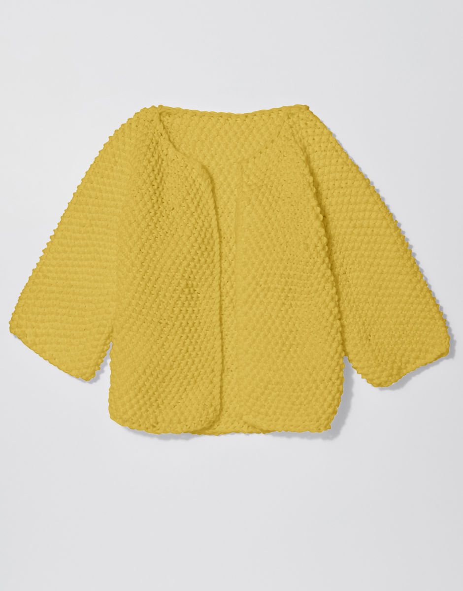 Chillax Strickjacke Chalk Yellow