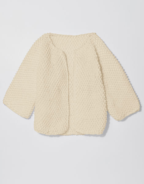 Chillax Cardi Ivory White