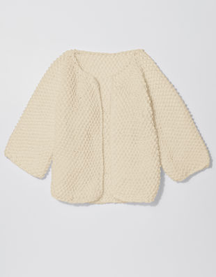 Chillax Strickjacke Ivory White