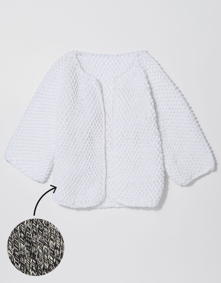 Chillax Strickjacke TV Static