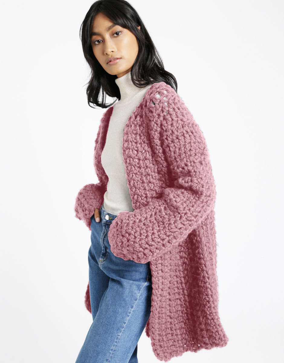 All Or Nothing Coatigan Pink Lemonade
