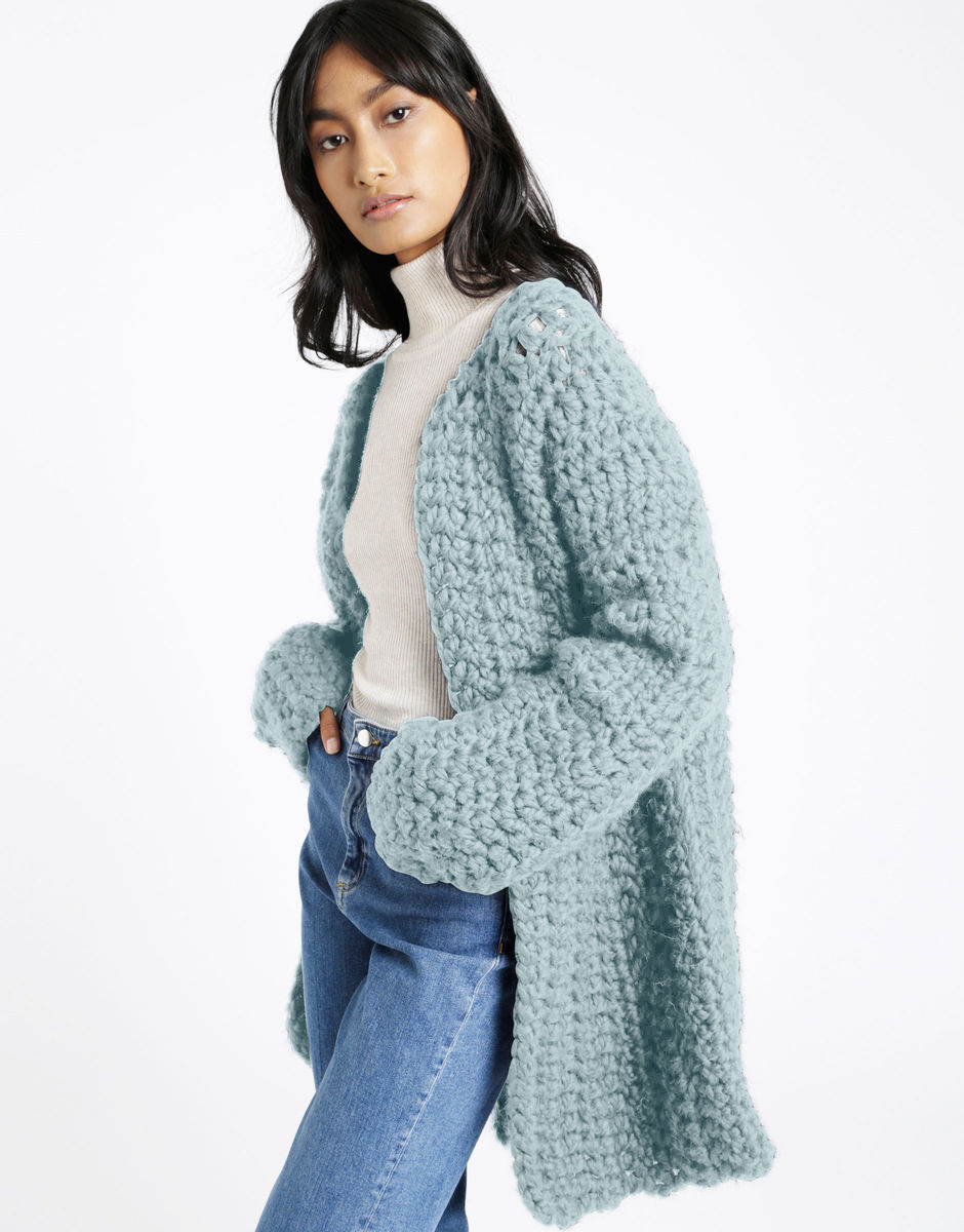 All Or Nothing Coatigan Duck Egg Blue