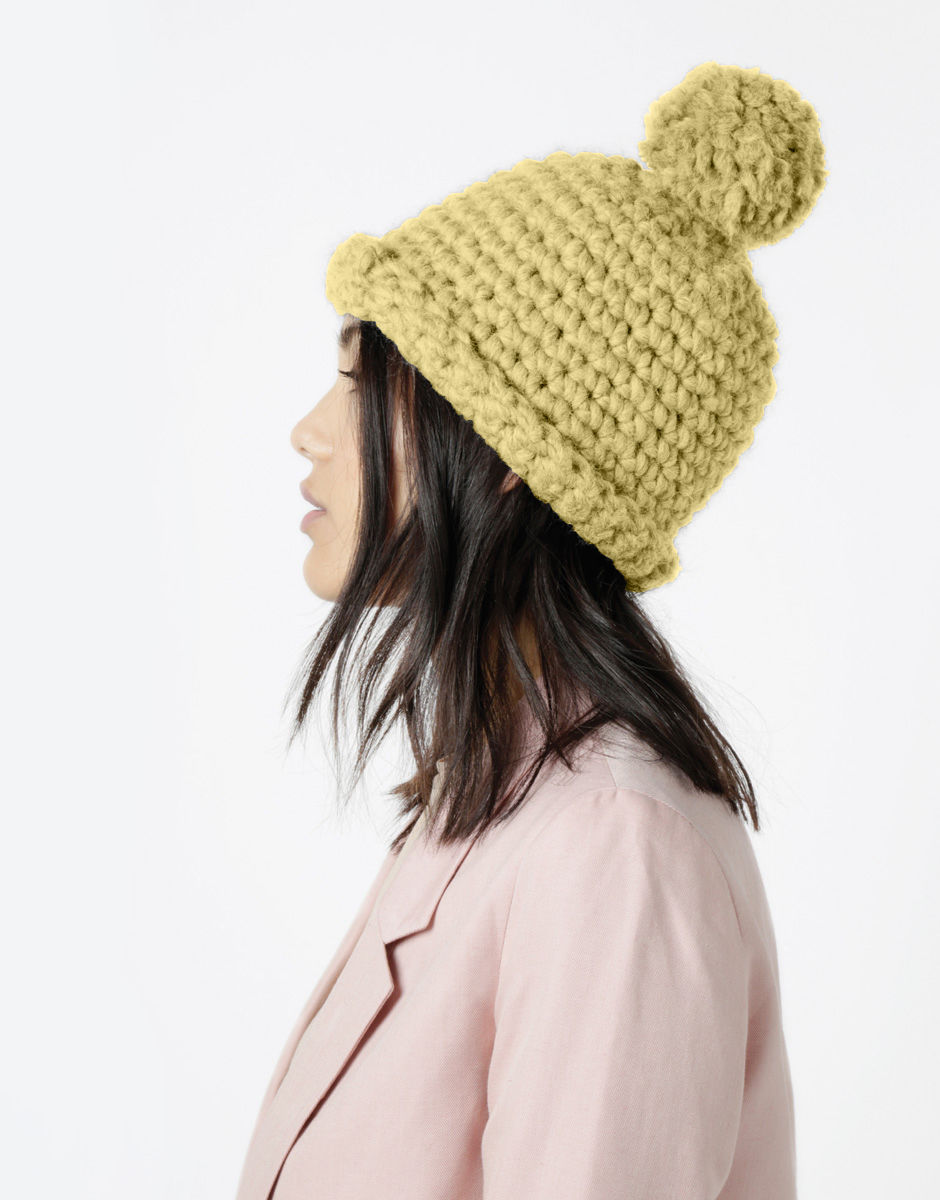 Burn It Up Beanie Chalk Yellow