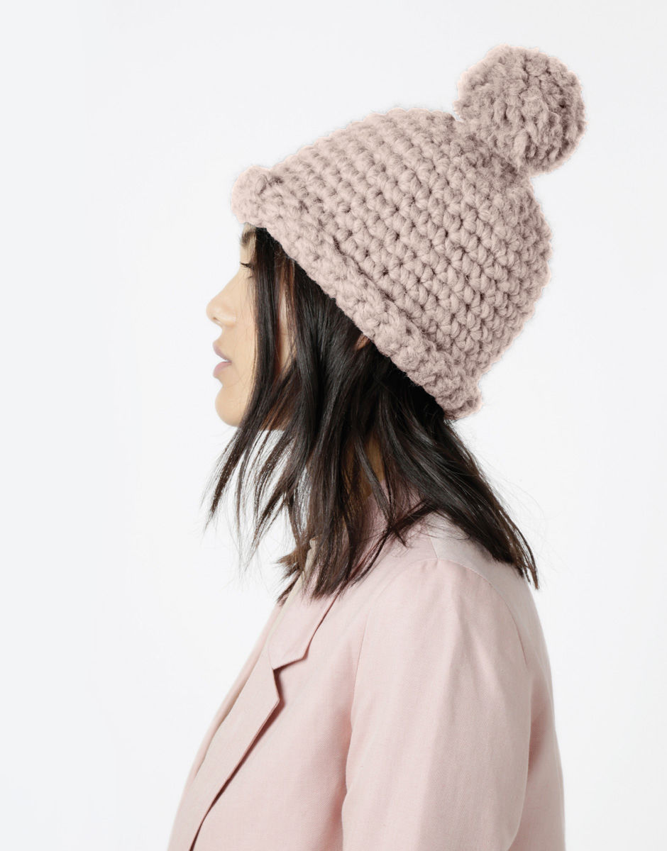 Burn It Up Beanie Cameo Rose