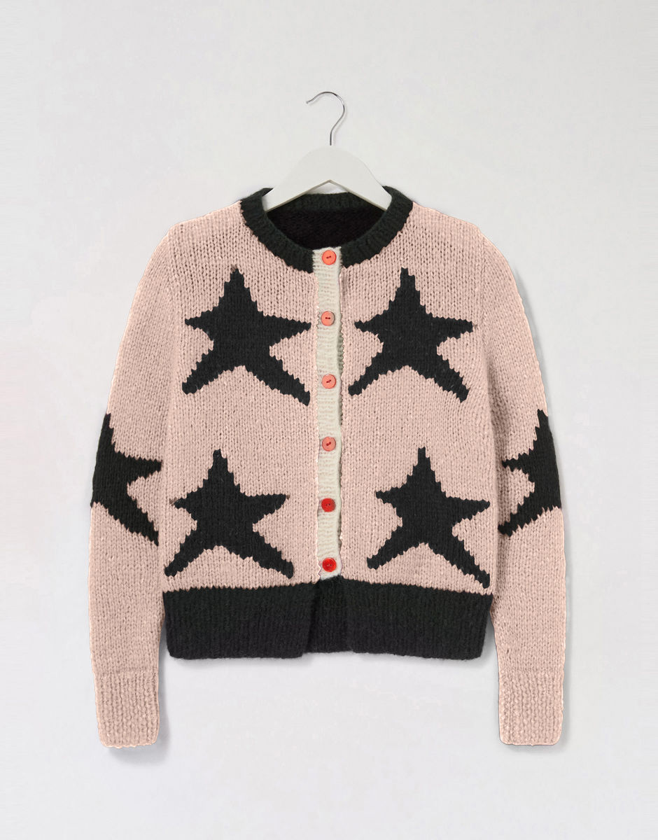 A Star Is Born Cardigan Cameo Rose