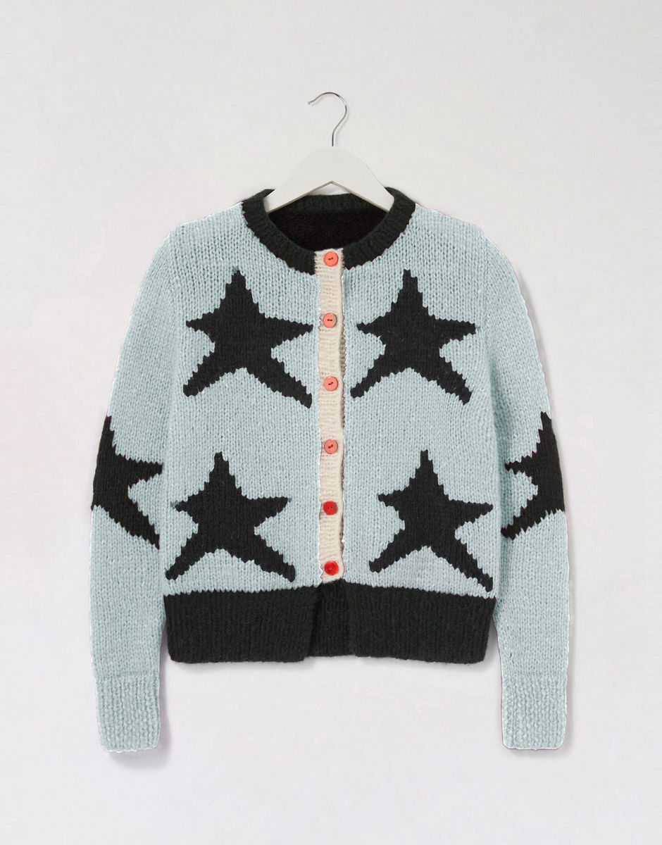A Star Is Born Cardigan Duck Egg Blue