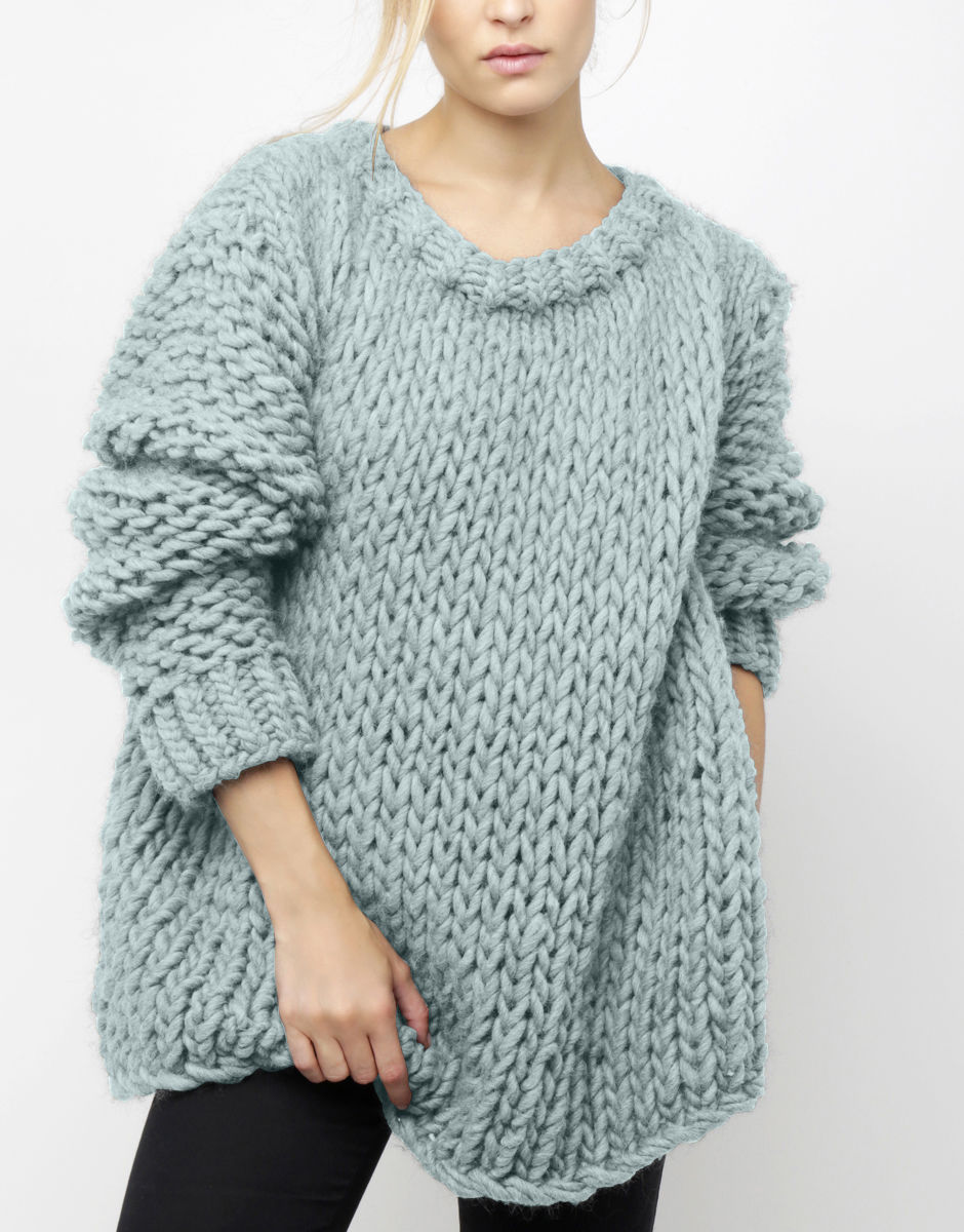 Wonderwool Sweater Duck Egg Blue