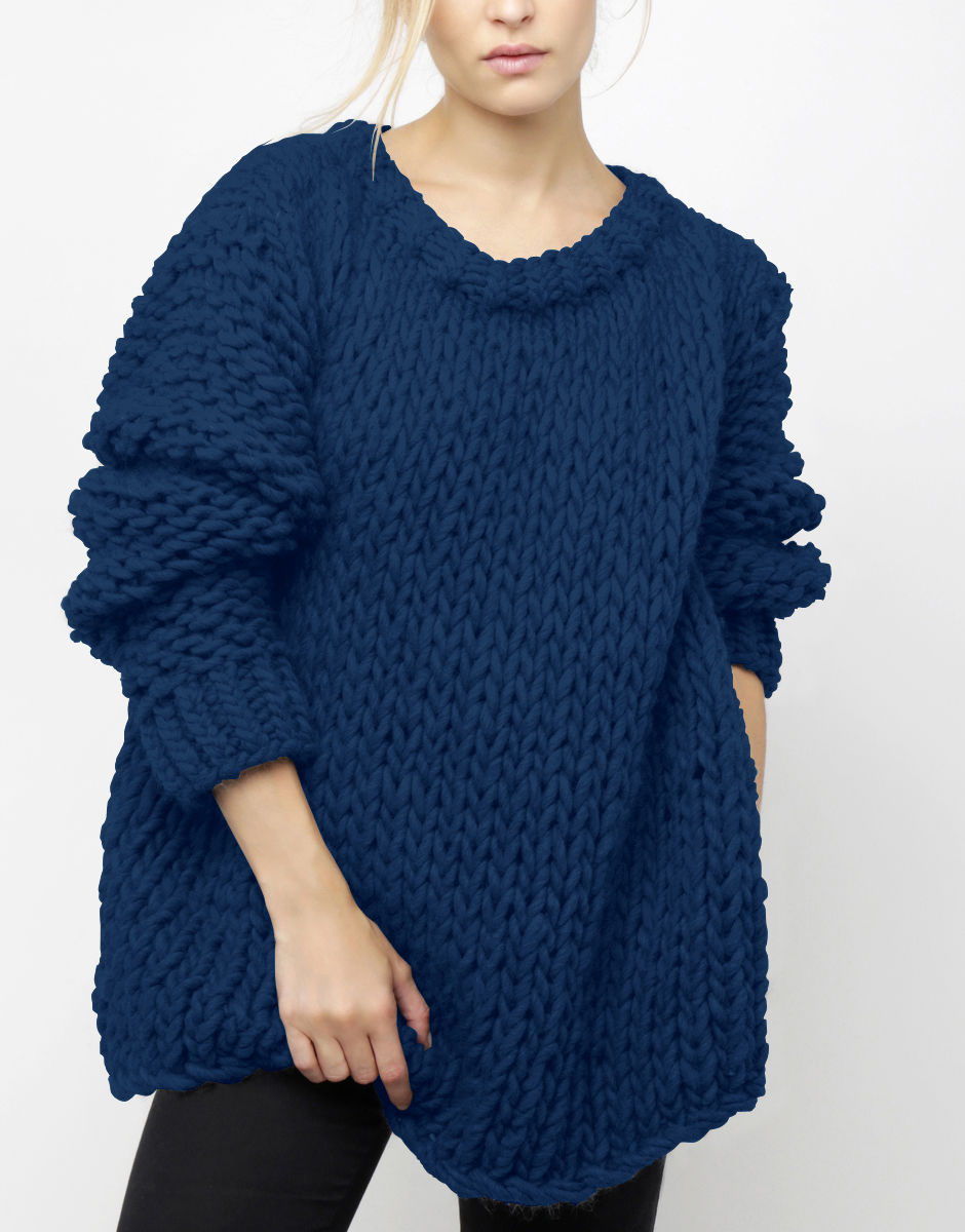 Wonderwool Sweater Curasao Blue