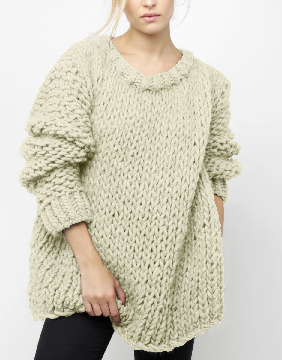 Wonderwool Sweater Ivory White