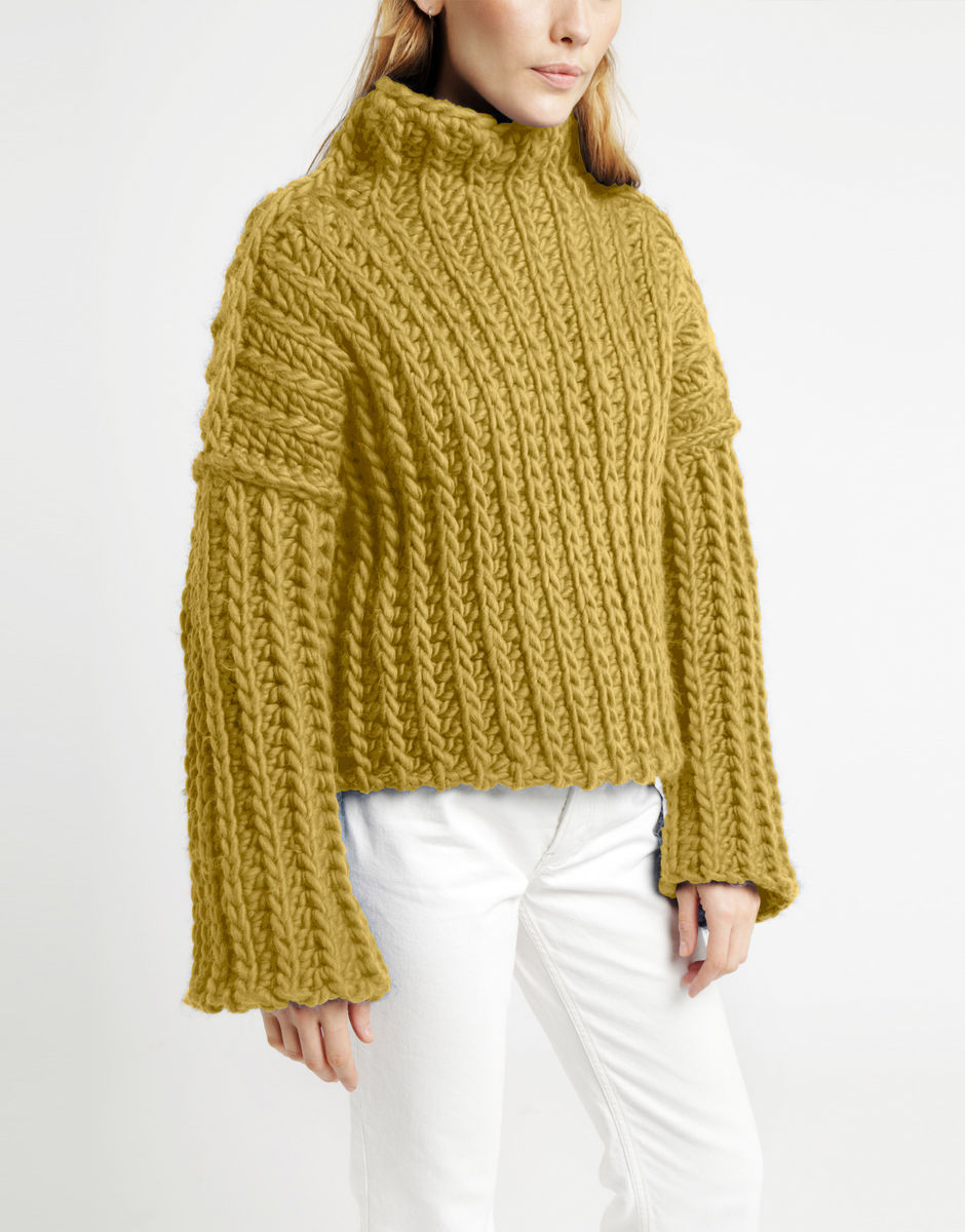 Heart of Mine Jumper Chalk Yellow