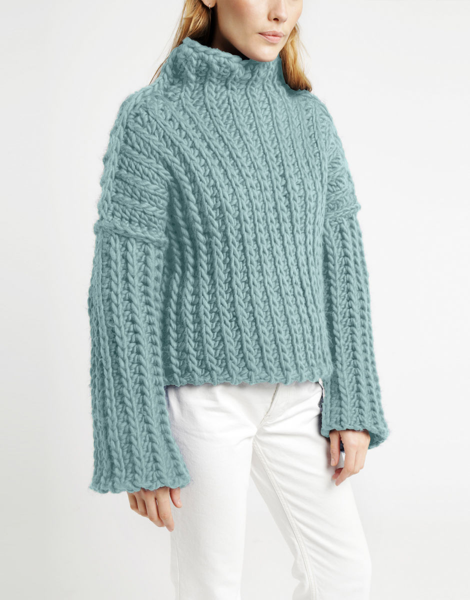 Heart of Mine Jumper Duck Egg Blue
