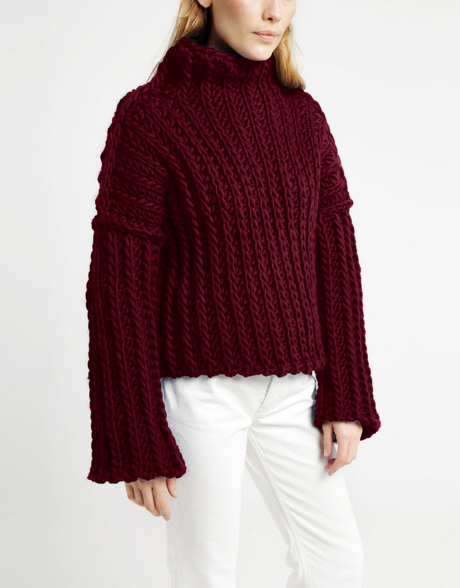 Heart of Mine Jumper Margaux Red